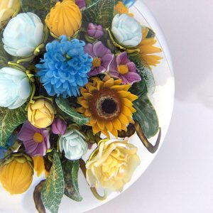 Lilac Bouquet Orb by David Graeber